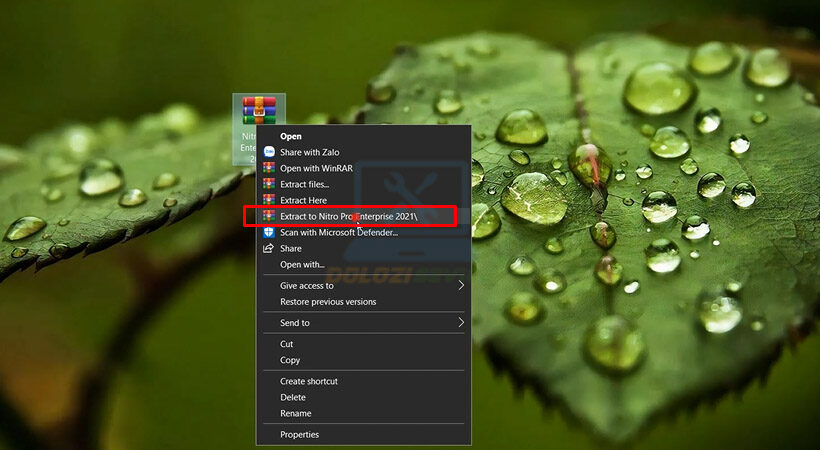 Hướng Dẫn Cài Đặt và Tải Nitro Pro Enterprise 21 Miễn Phí 2 Giải nén Nitro Pro Enterprise 21