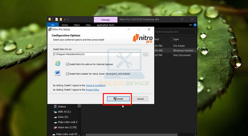 Hướng Dẫn Cài Đặt và Tải Nitro Pro Enterprise 21 Miễn Phí 4 Bắt đầu cài đặt Nitro Pro Enterprise 21