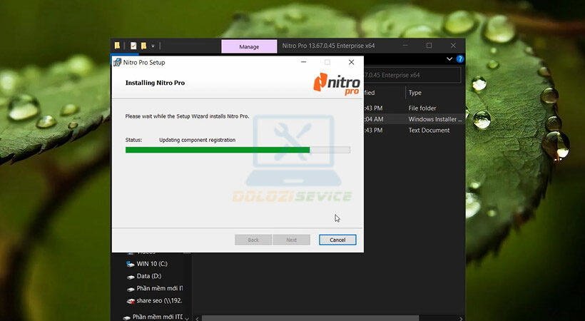 Hướng Dẫn Cài Đặt và Tải Nitro Pro Enterprise 21 Miễn Phí 5 Chờ cài đặt Nitro Pro Enterprise 21