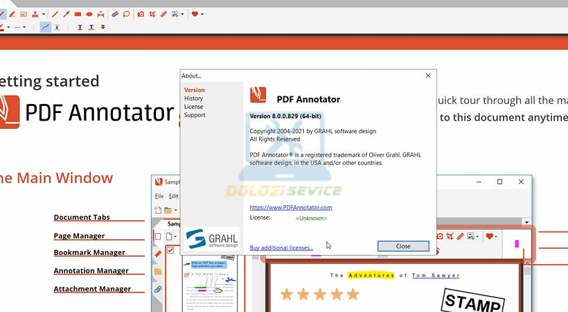 Chọn Close. Hoàn thành cài đặt PDF Annotator 2021.
