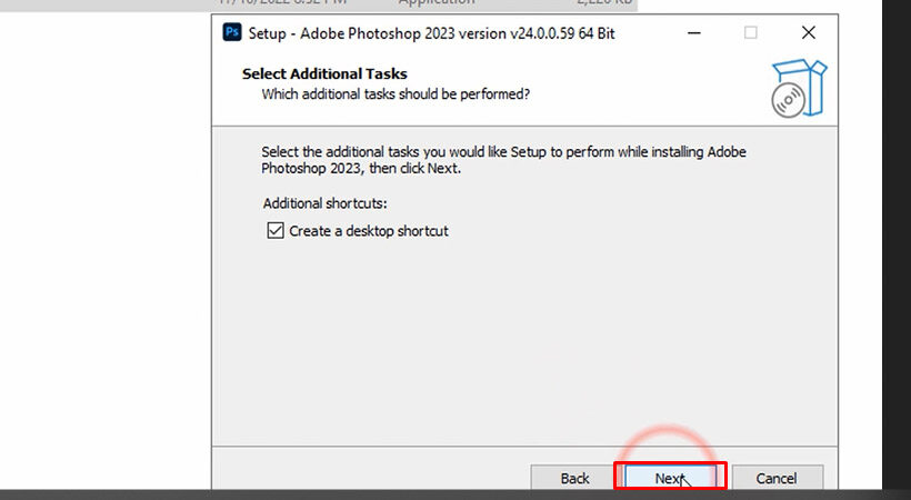 Hướng Dẫn Cài Đặt Photoshop 2023: Tải Phần Mềm Nhanh Chóng! 7 Nhấn nút Next.