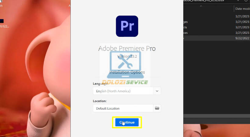Hướng Dẫn Cài Đặt Premiere 2023: Tải Ngay Phần Mềm Hàng Đầu 4 Continue installation