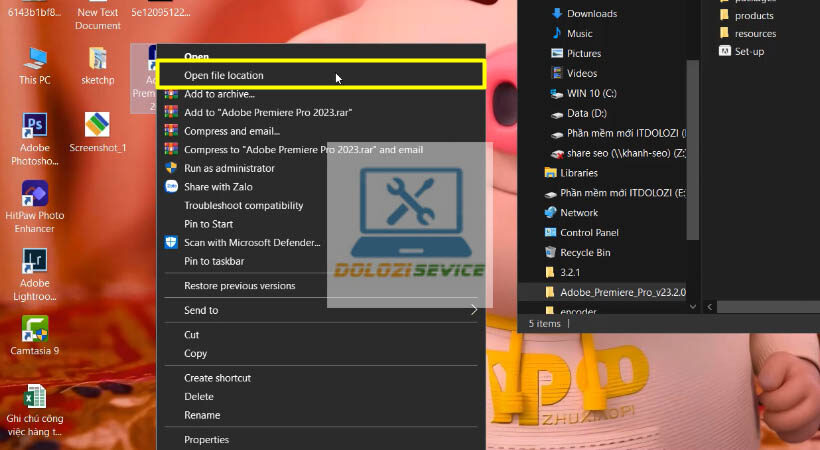 Hướng Dẫn Cài Đặt Premiere 2023: Tải Ngay Phần Mềm Hàng Đầu 6 Open file location