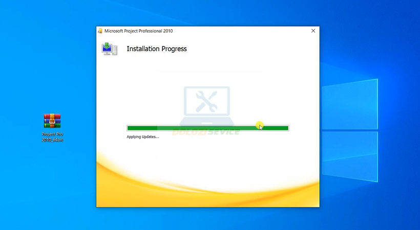 Quá trình cài đặt Project Pro 2010