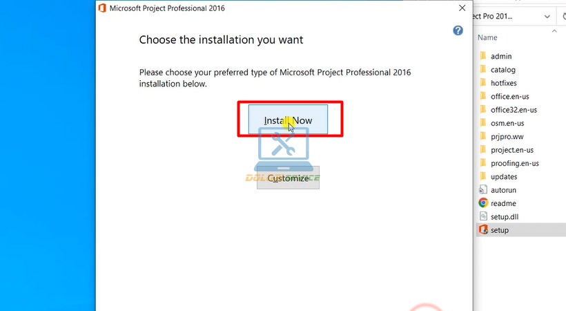 Hướng dẫn cài đặt Project Pro 2016 và tải phần mềm miễn phí
