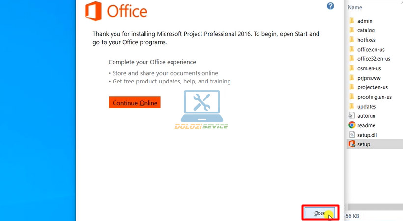 Hướng dẫn cài đặt Project Pro 2016 và tải phần mềm miễn phí