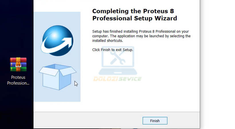 Hoàn tất cài đặt Proteus Professional 2020