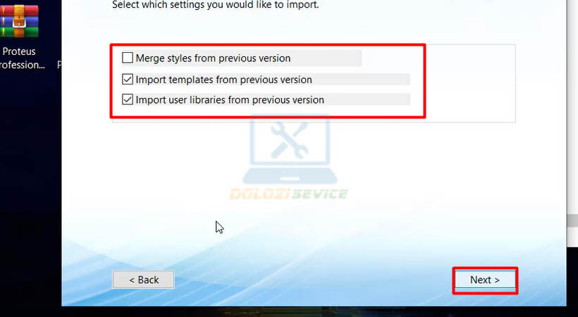 Hướng Dẫn Cài Đặt Proteus Professional 8 Đầy Đủ và Miễn Phí 11 Tích chọn