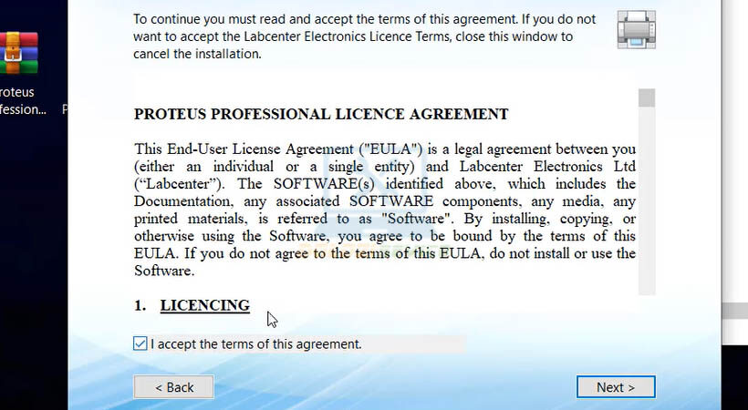 Hướng Dẫn Cài Đặt Proteus Professional 8 Đầy Đủ và Miễn Phí 5 Chọn I Accept