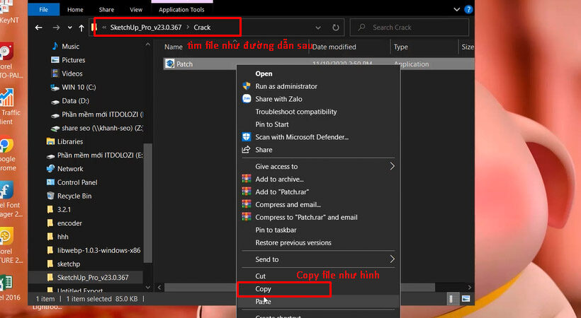Các bước kích hoạt bản quyền.