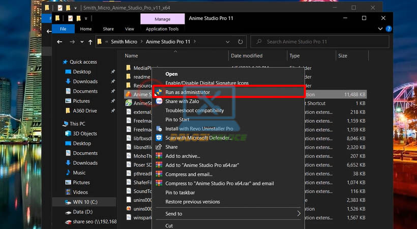 Hướng Dẫn Cài Đặt Smith Micro Anime Studio Pro V11 Dễ Dàng