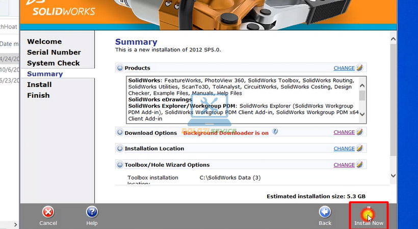 Hướng Dẫn Cài Đặt Solidworks 2012 Và Tải Phần Mềm Miễn Phí