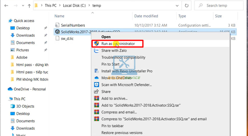 Hướng Dẫn Cài Đặt Solidworks 2017 và Tải Phần Mềm Miễn Phí