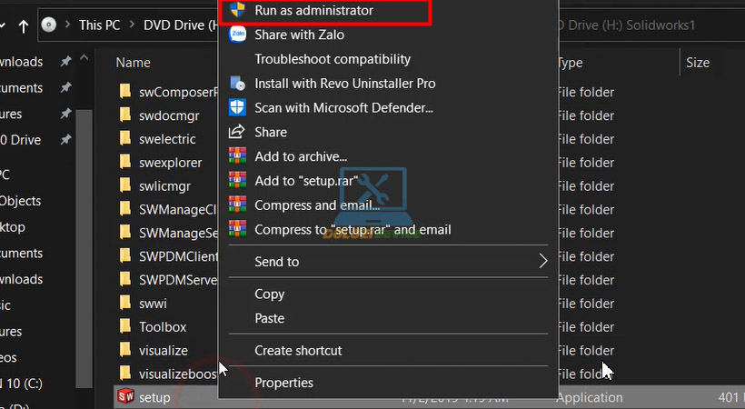 Hướng Dẫn Cài Đặt và Tải Solidworks 2019 Dễ Dàng Nhất 7 Solidworks 2019