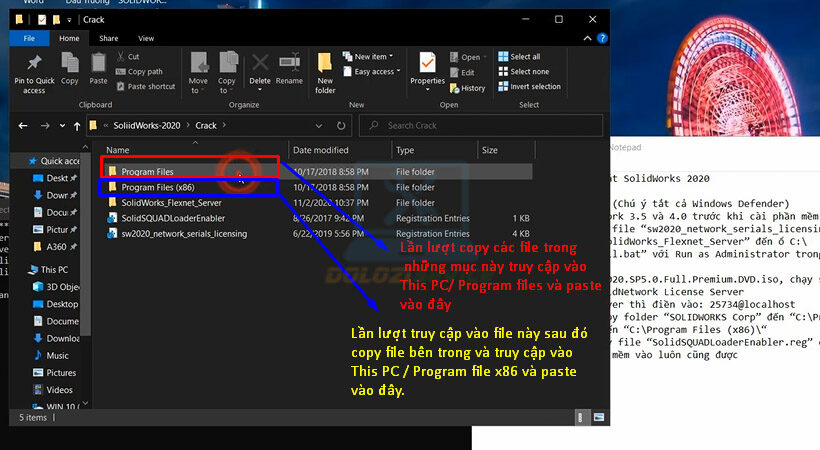 Tiến hành mở file theo đường dẫn sau đó làm theo hình.