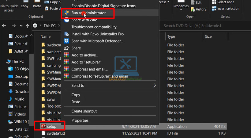 Hướng Dẫn Cài Đặt và Tải Solidworks 2022 Dễ Dàng