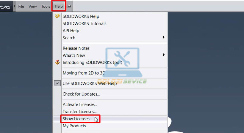 Hiện danh sách giấy phép