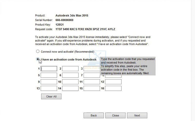 Nhập mã kích hoạt