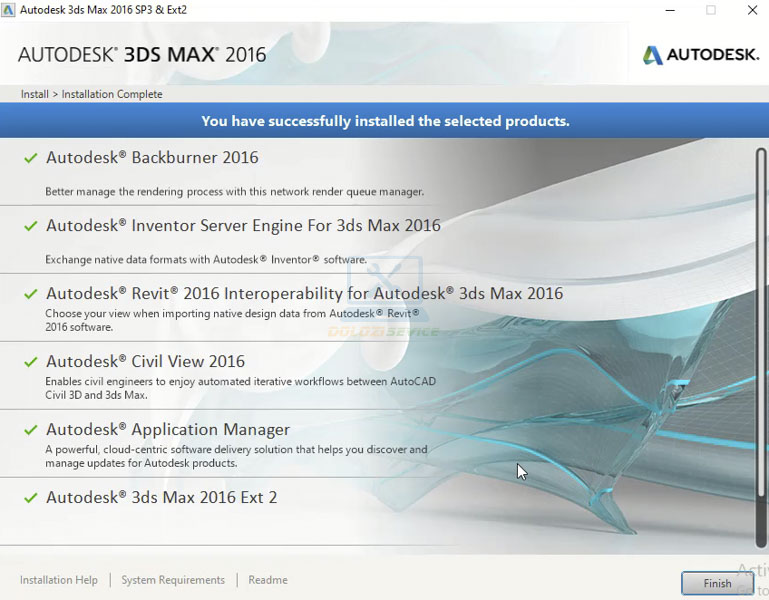 Hoàn tất cài đặt