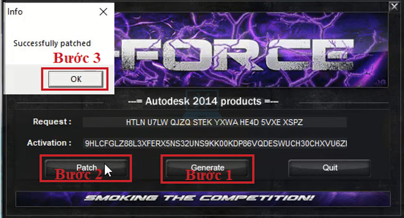 Hướng Dẫn Cài Đặt 3DS Max 2014 Và Tải Phần Mềm Miễn Phí 22 Tiến hành tạo mã kích hoạt