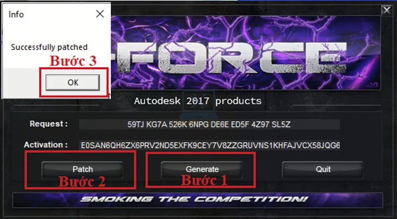 Hướng Dẫn Cài Đặt 3DS Max 2017 và Tải Phần Mềm Miễn Phí 21 Thực hiện tạo mã kích hoạt