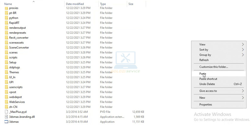 Hướng Dẫn Cài Đặt 3DS Max 2017 và Tải Phần Mềm Miễn Phí 10 Dán file kích hoạt vào thư mục cài đặt