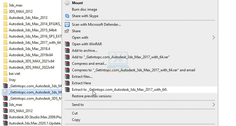 Hướng Dẫn Cài Đặt 3DS Max 2017 và Tải Phần Mềm Miễn Phí 2 Giải nén phần mềm 3DS Max 2017