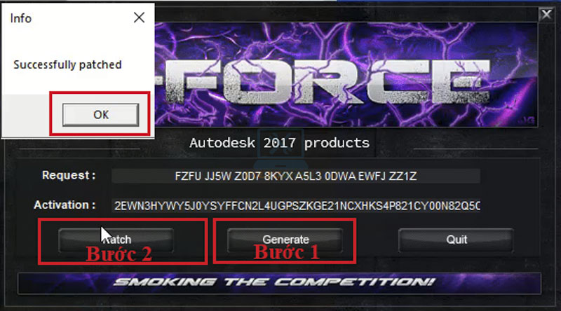 Hướng Dẫn Cài Đặt và Tải 3DS Max 2018 Đơn Giản Nhất 23 Chọn Generate & Mem Patch