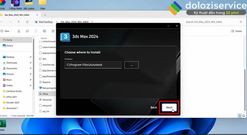 Cách Cài Đặt và Tải 3DS MAX 2024 Dễ Dàng Nhất 5 Tiếp tục chọn Next.