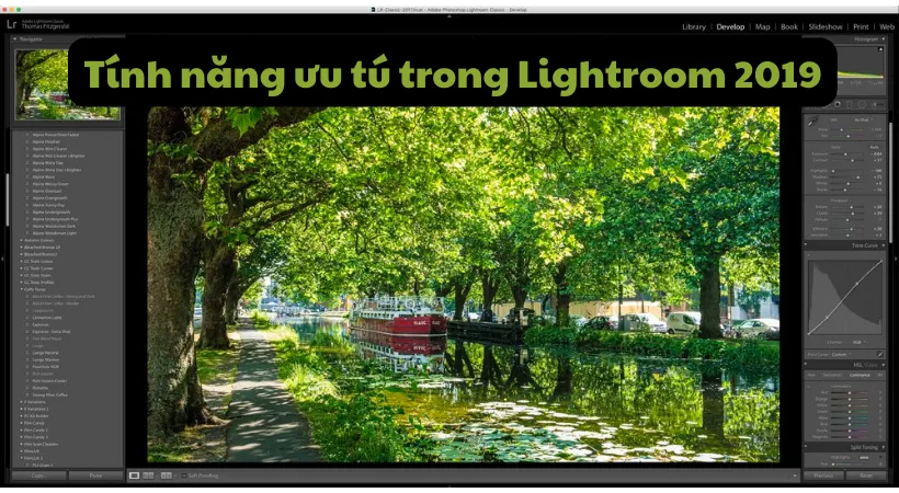 Tính năng ưu tú trong lightroom 2019