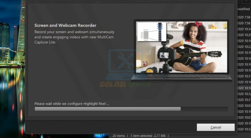 Đợi phần mềm cài đặt.