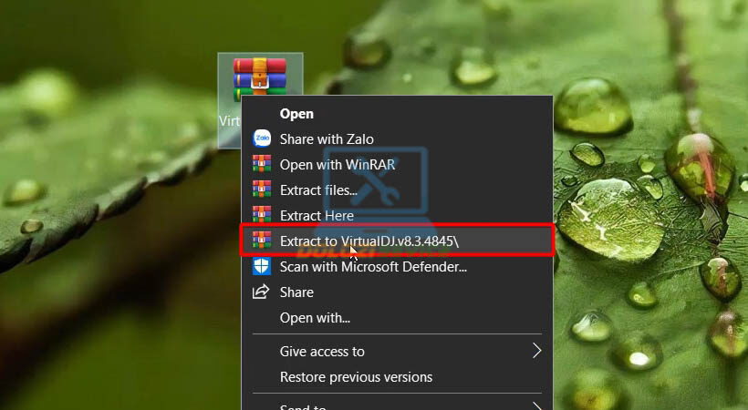 Giải nén phần mềm Virtual DJ 8