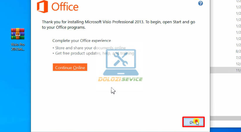 Hướng Dẫn Cài Đặt & Tải Visio Pro 2013 Đầy Đủ