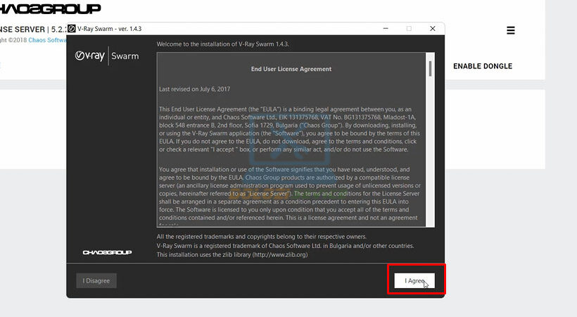 Kích hoạt phần mềm Vray For Sketchup 2016.