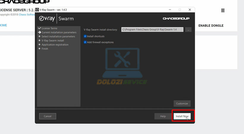 Nhấn Install Now để bắt đầu kích hoạt.
