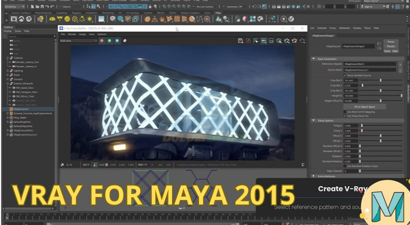 Hướng Dẫn Cài Đặt Vray for Maya 2015 Và Tải Phần Mềm Miễn Phí