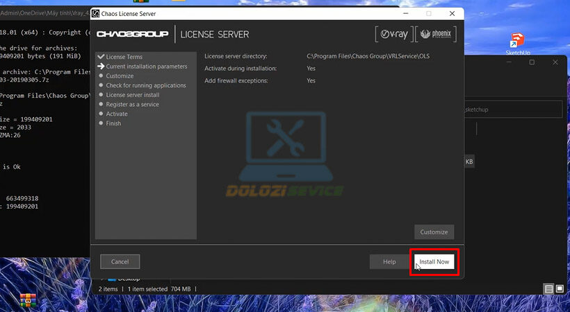 Hướng dẫn cài đặt Vray for Sketchup 2017.