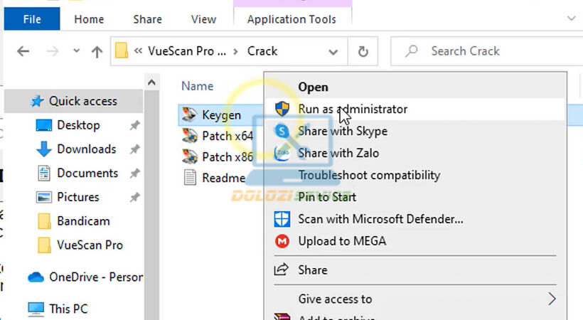 Hướng Dẫn Cài Đặt và Tải VueScan Pro 2023 Dễ Dàng Nhất 9 Chạy file Keygen