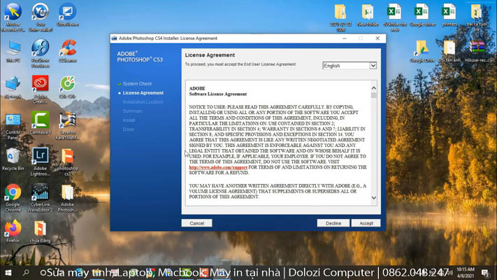 Chấp nhận điều khoản