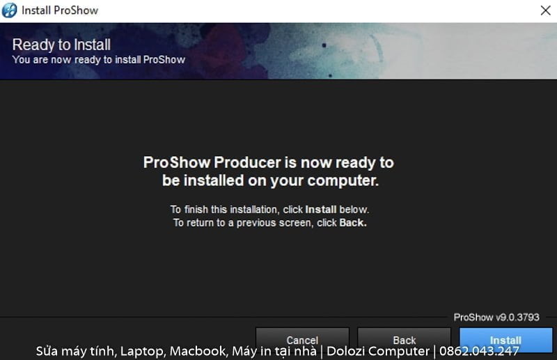 Cài đặt Proshow Producer 9: Hướng dẫn và Tải về Miễn phí 7 chọn Install