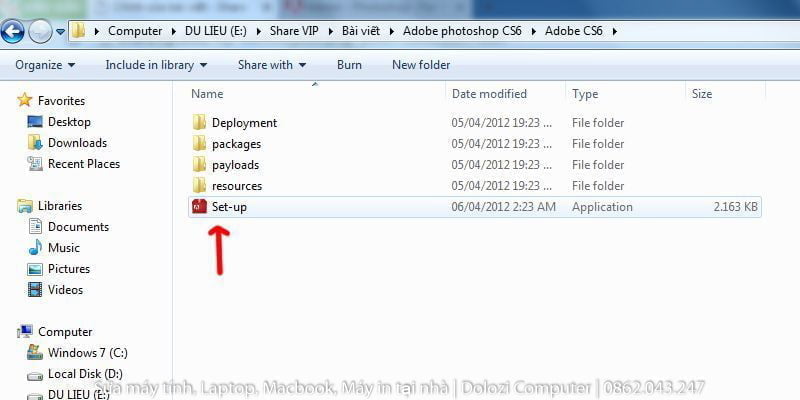 Hướng Dẫn Cài Đặt và Tải Photoshop 2018 Đầy Đủ 3 chạy file cài đặt photoshop 2018