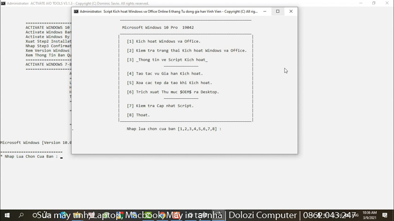 Chạy file kích hoạt 5