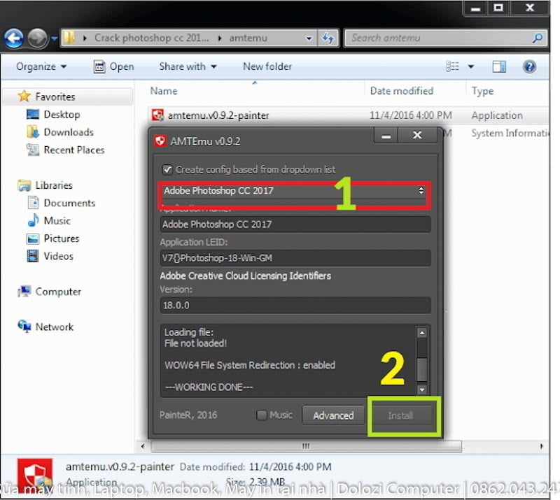 Hướng Dẫn Cài Đặt và Tải Photoshop 2018 Đầy Đủ 7 Chọn phiên bản để active