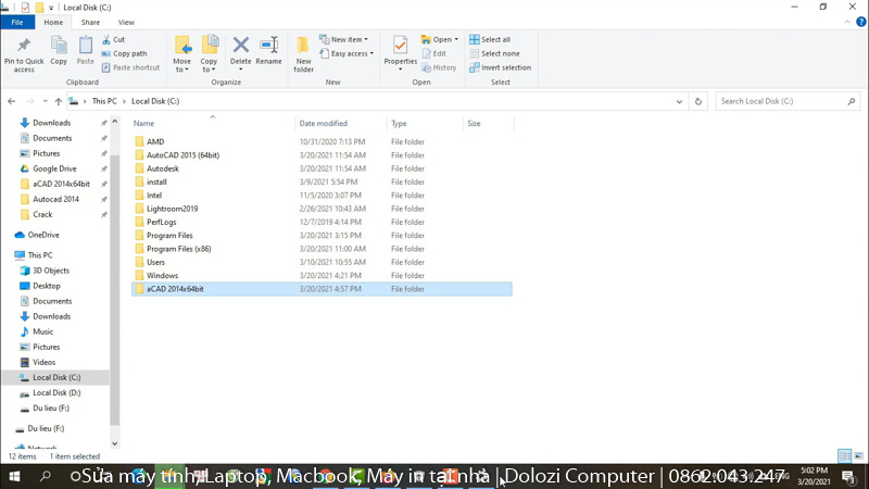 Hướng Dẫn Cài Đặt và Tải phần mềm AutoCAD 2014 Miễn Phí 4 Copy AutoCAD 2014