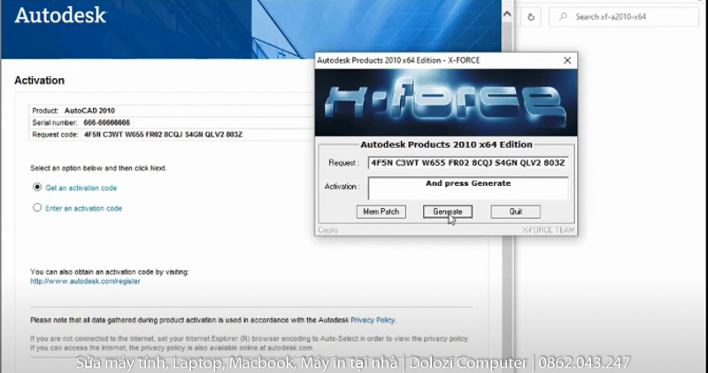crack phần mềm autocad 2010