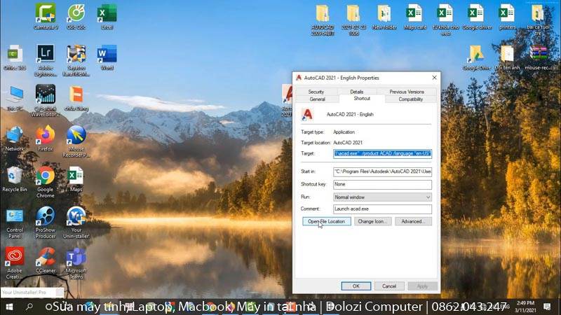 chọn đường dẫn