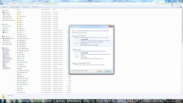 dán vào phần mềm photoshop CS6
