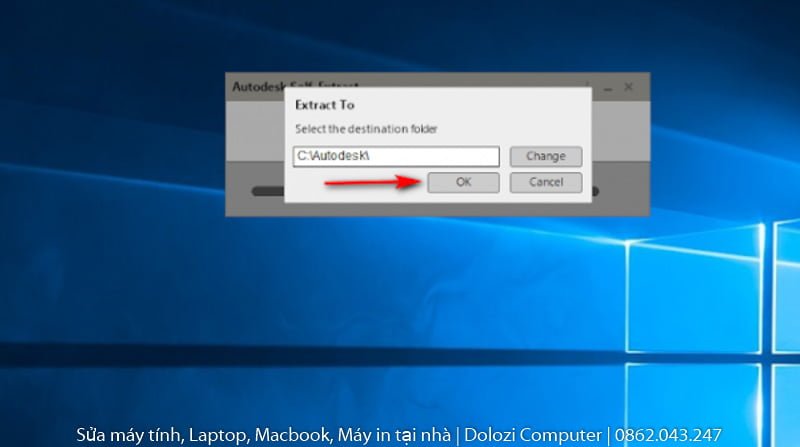 Nhấp vào file Setup