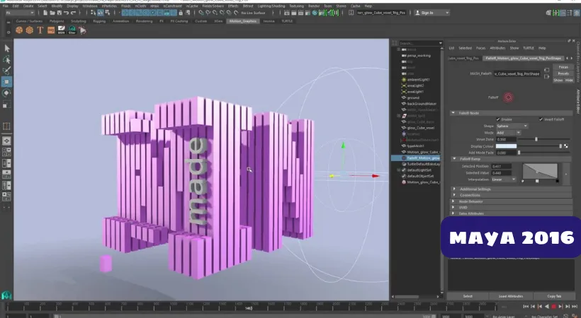 Tính năng nổi bật của Maya 2016