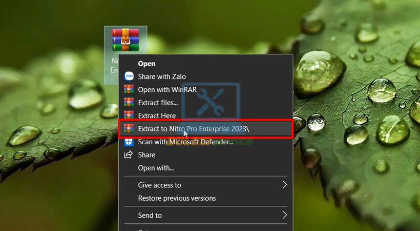 Giải nén phần mềm Nitro Pro Enterprise 2023
